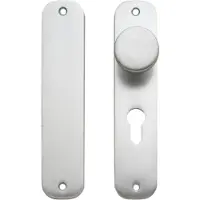 Ivana Economy kastdeurbeslag blind met knop Ø40mm gegoten aluminium F1 190x42mm