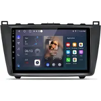 Junsun 9 Inch Android 15 Autoradio Geschikt voor Mazda 6 (2007-2012) - 2G+64GB, DAB+ klaar, Draadloos CarPlay & Split Screen + DSP Sound,2GB+64GB