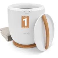 SereneLife Handdoek verwarmer, luxe Towel Warmer met automatische uitschakeling en geurfunctie – geschikt voor 1 grote handdoek