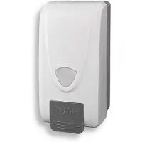 Novaservis Hygiënisch programma - Zeepdispenser voor vloeibare zeep, 1000 ml, roestvrij staal 69083,1