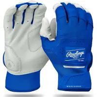 Rawlings - MLB - Honkbal - Softbal - Slaghandschoentjes - Workhorse - WH25BG - Leer - Een Paar - Batting Gloves - Volwassenen - Royal Blue - Medium