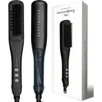 Sansbeauté Stoomstijltang PRO - Stoom Stijltang - Professionele Stijltang 5.0 – Stoomstijltangs - Zwart