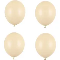 Party Deco Partydeco - Ballonnen latex - ivoor 27 cm (100 stuks)