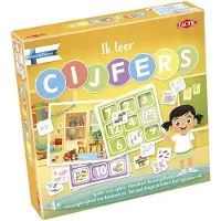Tactic Ik Leer: Cijfers – Bordspel – Educatief – Leerzaam Spel om te Leren Tellen en Getallen te Herkennen – 1 tot 4 Spelers – Vanaf 4 Jaar