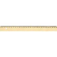 Kangaro Liniaal 30cm Hout Met Metaalinleg Bruin bruin Hout Kangaro Liniaal