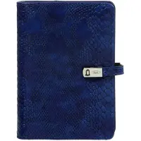 Kalpa 1111-75 Personal Bindmiddel Organizer Croco Indigo 1 week per 2 paginas 2026-2027-2028