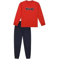 Schiesser Nachtkledij navy / rood