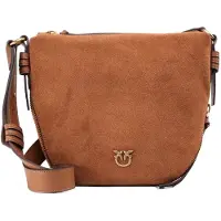 Pinko Schoudertas 'Zip Around' bruin