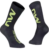 Northwave Fietssok Extreme Air Sock Black Fluo Black-Schoenmaat 36 - 39