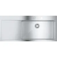 GROHE - K1000 spoelbak met automatische afvoer, 116x52 cm, geborsteld rvs 31582SD1