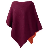 Mufflon - Women's Extra - Poncho One Size, purper