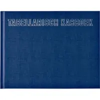 Quantore Tabellarisch kasboek A5 liggend 96blz met 2x8 kolommen