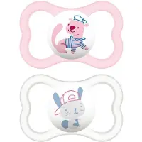 Mam Baby Dummy Air 6+ Silicone Pink 2u