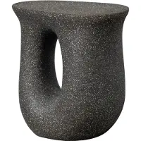 Woood Mason Bijzettafel Met Spikkels - Magnesium - Zwart - 45x42x33