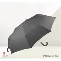 Lexon Design Heidi Automatische Paraplu Met Handgreep - Grey - LU24G3