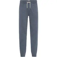 !Solid Broek 'SIMAS' blauw gemêleerd / wit