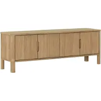 DTP Home TV stand Forte, 4 doors,55x160x40 cm, teakwood natural