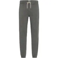 !Solid Broek 'SIMAS' grijs gemêleerd / wit