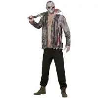 Smiffys - Friday The 13th, Jason Voorhees Kostuum - S - Multicolours