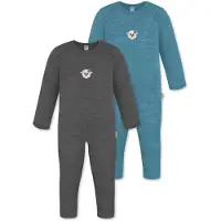 Normani Rompertje/body 'Waverly' blauw / zwart