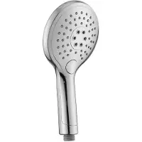 Saniclear Cube Curved inbouw regendouche met inbouw douchekop 30x30cm en 2 standen handdouche chroom