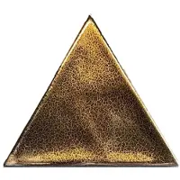 Terre d'Azur Cima wandtegel driehoek 11x13cm brons