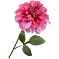 Silk-ka Kunstbloem-Zijden Bloem-Kunsttak Dahlia Steel Beauty 71 cm Per 2 Stuks