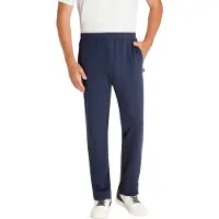 Hajo Comfortabele heren vrijetijdsbroek blauw - Blauw - Maat - 66