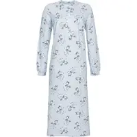 Ringella Warm katoenen nachthemd blauw | Maat 42