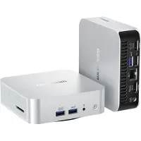 GEEKOM A7 Mini-PC – AMD Ryzen 5 7535HS– AMD Radeon graphics 780M – Windows 11 Pro – (8 Kernen 16 Threads, tot 5,2 GHz –16GB RAM 1TB SSD – 8K,Mini PC met,Mini Computer,Game PC,pc voor games e