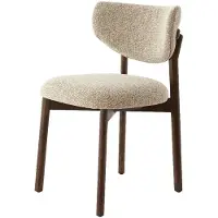 Light & Living Light&living Eetkamerstoel 54,5x51x80,5 cm TROSA hout d bruin+crème-bruin