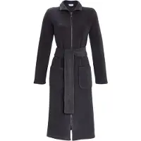 Ringella Grijze fleece badjas | Maat 38