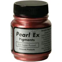 Jacquard Pearl Ex Pigment 21 gr helder roodbruin knutselpoeder.