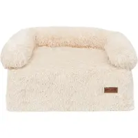 By Cee Cee Origineel Hondendeken Bank – Hondenkleed Bank - Hondenmand - Premium - Volledig Afritsbaar - Beige - 85x90 - Maat M