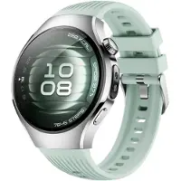 Strap-it Siliconen bandje met 'perfect fit' aansluiting - geschikt voor Huawei Watch 5 - 42mm (lichtgroen)