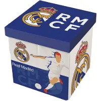 Arditex Opbergbox Real Madrid Junior 30 X 30 X 30 Cm Blauw/wit