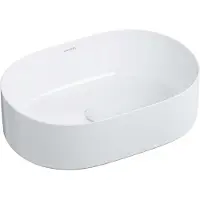 Omnires Mesa - Opzetwastafel, 46x32 cm, zonder overloop, wit MESA460BP