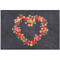 Kleen-Tex Wash+Dry Design Wasbare Deurmat - Floral Romance - 50 x 75cm
