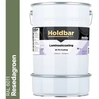 Holdbar Laminaatcoating Resedagroen (RAL 6011) 10 Kg - Laminaat Verf - Vloerverf - Alle Kleuren - Krasvast - UV-bestendig - Vergeelt niet - Gemakkelijk Schoonmaken - 2 Componenten
