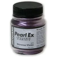 Jacquard Pearl Ex Pigment 14 gr Glimmend Violet knutselpoeder.