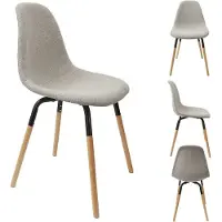 Home Deco Factory Eetkamerstoelen phenix set van 4 stuks eettafelstoel licht