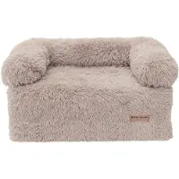By Cee Cee Origineel Hondendeken Bank – Hondenkleed Bank - Hondenmand - Premium - Volledig Afritsbaar - Mokka Taupe - 85x90 - Maat M