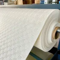 Promo Linge Bulgomme Wit Ondertafelkleed op maat per meter - Hoge bescherming -