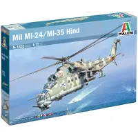 Wittmax Modelbouwpakket Vliegtuigen - 1432 Mil Mi-24 / Mi-35 Hind - Russische Gevechtshelikopter - Aanvalshelikopter Plastic - 1:72 - Modelbouw