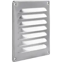 Star X Starx schoepenrooster enkele rij rvs 160 x 160 mm