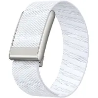 Strap-it Elastisch nylon bandje - geschikt voor de Whoop MG (wit)