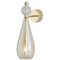 Ebb & Flow Smykke Wandlamp Golden smoke | Crystal ball | Gold E14 IP20