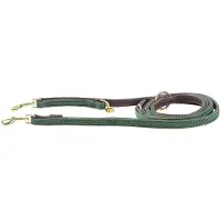 Kentucky Dogwear - Gevlochten Nylon presentatielijn hond olive green size S 2m