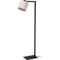 Lucide LESLEY - Vloerlamp - 1xE27 - Zwart