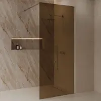 Best design Inloopdouche Best-Design Dalis 120x200 cm Chroom Amber